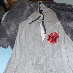 Grey New York Bronx Nike zip up